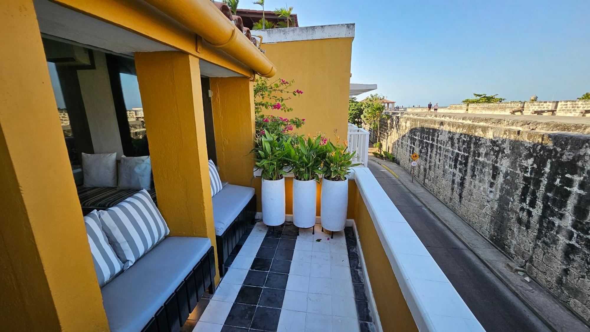 Apartamento Apartamento Duplex Vista Al Mar Y Murallas Nuevo En La Ciudad Amurallada Cartagena Exterior foto